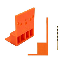 Pièce de Positionnement pour Joint Latéral D'Armoire - Butée Anti-Collision pour Porte D'Armoire et Guide de Glissière de Tiroir avec Forets