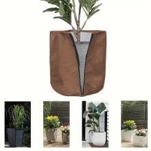 Bolsa Protectora Aislante Reutilizable de 45x70 cm para Plantas de Exterior en Maceta, Resistente A las Heladas.