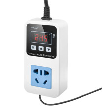 A84E-W2022 Digital Temperatur- och Fuktighetsregulator Uttag Termostatregulator Temperatur- och Fuktighetsregulator EU-Kontakt
