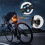 Feu Arrière de Vélo USB avec Clignotant, Télécommande, Klaxon Étanche et Supports de Fixation 4
