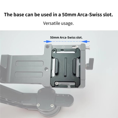Backpack Strap Mount Base for  13 50mm Arca-Swiss to Action Camera Mount Quick Assembly Disassembly Accessories