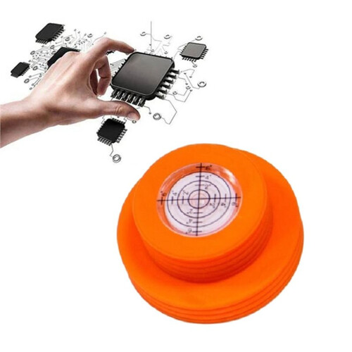 LP Disc Stabilizer Universal Silicone LP Recording Stabilizer with Level Stabilizer Clamp for Vinyl Record Turntable A 1