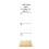 Reminder Sticky Note Monitor Memo Board with Wooden Base for Efficient Note-Taking 2