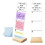 Reminder Sticky Note Monitor Memo Board with Wooden Base for Efficient Note-Taking 6