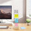 Reminder Sticky Note Monitor Memo Board with Wooden Base for Efficient Note-Taking 3