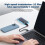 M.2 NVME NGFF Dual Protocol SSD Case RGB Light 10Gbps PCIe SSD Enclosure USB 3.2 Gan2 Type C Clear Hard Disk Box 2
