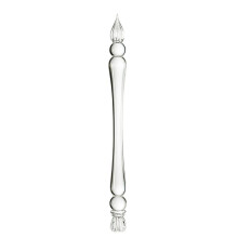 Shimmer Crystal Glass Dip Pen Handmade Ink Drawing Pen for Journal Sketch DIY Art-Creation Transparent