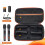 Wireless Microphone Case for  Microphone ,Handheld Dual Mic Case ,Portable Mic Storage Bag for Singing or Karaoke 8