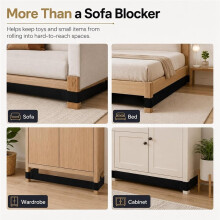 Unter-Sofa-Blocker für Kinder und Haustiere - 7,5 cm H X 335 cm L - Hält Ihren Raum Sauber und Ordentlich