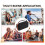 Wireless Microphone Case for  Microphone ,Handheld Dual Mic Case ,Portable Mic Storage Bag for Singing or Karaoke 9