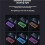 M.2 NVME Protocol SSD Case RGB Light 10Gbps PCIe SSD Enclosure USB 3.2 Gan2 Type C Clear Hard Disk Box 9