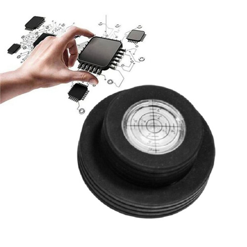 Universal LP Disc Stabilizer Silicone LP Recording Stabilizer with Level Stabilizer Clamp for Vinyl Record Turntable B 1