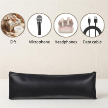 6 Microfoontassen, Microfoonhoesjes, Draagbare Microfoonkoffers, Beschermhoes voor Draadloze Microfoons, Opbergtas voor Microfoons
