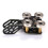CW Key Double Paddle Morse Code Key, Quick Response with Strong Magnetic Base, 3.5mm Jack Type C for Smartphone 6