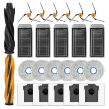 For X60 Pro Ultra Complete Robot Vacuum Replacement Parts Kit Accessories,for Optimal Cleaning Performance
