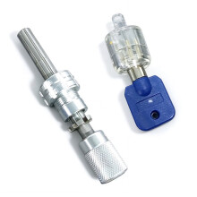 Conjunto Ferramentas Avançadas para Fechaduras Tubulares 7 Pinos, Incluindo Ferramenta para Abrir Cadeados, Ferramenta Ganzua Transversal para