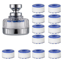 360 Kitchen Faucet Aerator, Adjustable Water Saving Spray Nozzle, Universal Sink Extender Accessory