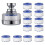 360 Kitchen Faucet Aerator, Adjustable Water Saving Spray Nozzle, Universal Sink Extender Accessory 1