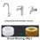 360 Kitchen Faucet Aerator, Adjustable Water Saving Spray Nozzle, Universal Sink Extender Accessory 4