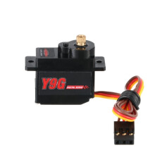 Servo Microtipo de Engrenagem Metálica de 9g com Motor Digital de 1,8kg e Ângulo de 180 para Carros, Robôs, Barcos e Aeronaves de Asa Fixa de