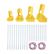 Poultry Leg Fracture Fixator - with 20 Straps + 2 Self-Adhesive Bandages for Bird Leg Injury Support & Healing