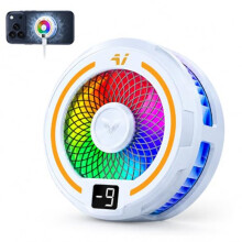 Magnetic Phone Cooler, 3 Cooling Levels USB-C, AI Temp Control, Quiet Operation & Digital Temperature Display