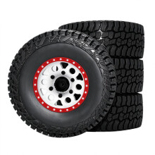 121.5mm RC Short Course Truck Tires Wheels 12-14-17mm Hex Adapters for 1/8 1/10 Slash Arrma Senton HuanQi White