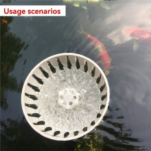 Verstellbarer Abflussskimmer für Fischteiche, Wasserfilter Zur Entfernung Von Schmutz und für Klares, Gesundes Teichwasser -50T
