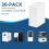 30Pcs Filter Cartridges for LEVOIT LV600S/Oasis Mist 450s Humidifier - Classic 160 Replacement Filter Pads 4