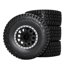 121.5mm RC Short Course Truck Tires Wheels 12-14-17mm Hex Adapters for 1/8 1/10 Slash Arrma Senton HuanQi Black