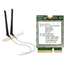 NFA765 WIFI 6E WiFi Card +8dBi External Antenna AX6000 Tri Band Wireless Network Card 5.2 for Win 10 11