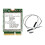 Placa de Rede Sem Fio NFA765 WIFI 6E com Antena Integrada, AX6000 Tri Band M.2 e  5.2 para PC com Windows 10 e 11. 1