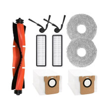 Escova Lateral Principal, Filtro, Pano de Limpeza e Saco de Pó para Aspirador Robô para Mijia 5 Pro / OV21GL - Peças de Reposição