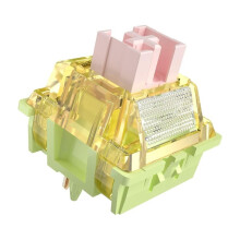 20Pcs Tactile Mechanical Keyboard Switches, MX-Style RGB Hot-Swappable for Set Golden Autumn(Tactile Silent)