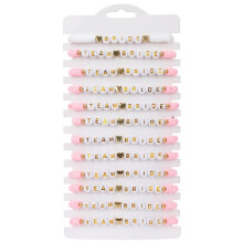 12Pcs Team Bracelets for Hen Party Accessories Friendship Wristbands for Hen Do Accessories