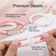 12Pcs Team Bracelets for Hen Party Accessories Friendship Wristbands for Hen Do Accessories
