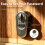 4pcs Digital Door Lock Mechanical Keyless Deadbolt, Marine Grade, Keypad Code Entry for Exterior Doors Combination Lock 4