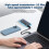 M.2 NGFF Protocol SSD Case RGB Light 10Gbps PCIe SSD Enclosure USB 3.2 Gan2 Type C Clear Hard Disk Box 4