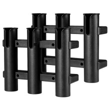 2 Pcs 3 Tube Wall Mounted Pole Holders Portable Boat Side Mount Rod Holder for Boat Kayak Garage Cooler Trailer