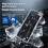 M.2 NGFF Protocol SSD Case RGB Light 10Gbps PCIe SSD Enclosure USB 3.2 Gan2 Type C Clear Hard Disk Box 3