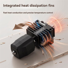 4-Delige Hotendkit voor Flashforge Creator 5/5 Pro, Geïntegreerde Snelwisselnozzle voor Flashforge C5/5 Pro 3D-Printer 0,25 mm