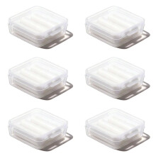 Pacote com 6 Refis para Caneta de Cera para Aplicação de Strass, Refis de Cera Recarregáveis, Ferramenta para Aplicar Strass