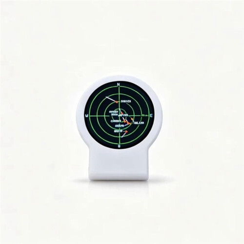 ESP32-C3 Display Deskradar Live ADS-B Flight Tracker Gadget with Sonar Grid Heading Screen Aviation Desk Decor USB-C 2