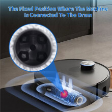 3PCS Roller Mop Cloth Washable Parts for Aqua10 Ultra/Aqua10 Ultra Track/Aqua10Pro Track Robot Vacuum Cleaner