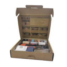 Kit Professionale da 17 Pezzi per La Riparazione di Piastrelle: Set Multifunzionale per Stuccare e Riempire Crepe di Pavimenti e Pareti (A Batteria)