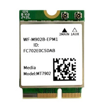 MT7902 WiFi6E Card 2.4GHz 5GHz 6Ghz Tri Band Wireless Card 5.3 NGFF Wlan Card for WIN10/11 Laptop PC