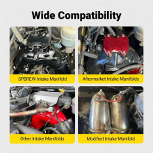 Kit de Calentador de Admisión de Aire Diésel con 2 Bases de Soldadura para Ram 6.7L para 2007.5-2024, Respuesta Térmica Rápida y Estable