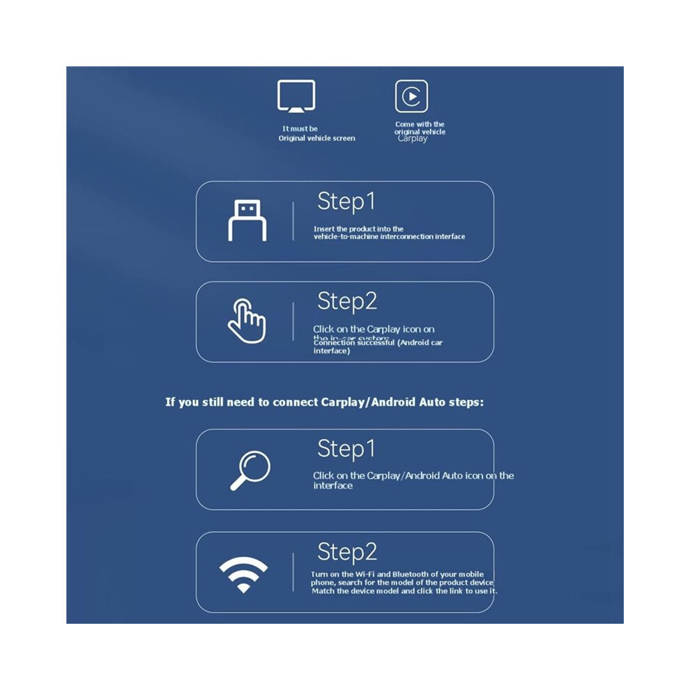 Carplay Android System Box CarPlay AI Box Wireless Carplay&Android Auto&Mirror Link Adapter ...