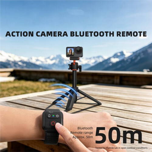 Camera  Remote Control for  Action6 5 Pro/4 Osmo 360 for  X5/X6/GO 3/3S Camera Selfie Stick Remote 2
