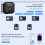 Camera  Remote Control for  Action6 5 Pro/4 Osmo 360 for  X5/X6/GO 3/3S Camera Selfie Stick Remote 10